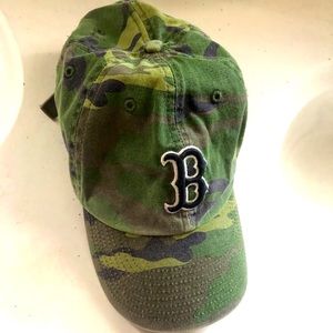 Camo Boston Redsox Hat